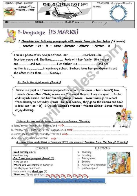 Pin By Moon Mouelhi On English Grammar Worksheets In
