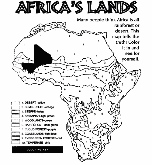 color-the-continents-africa-worksheets-99worksheets