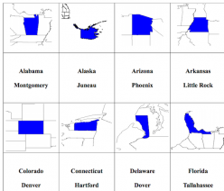 States And Capitals Flash Cards