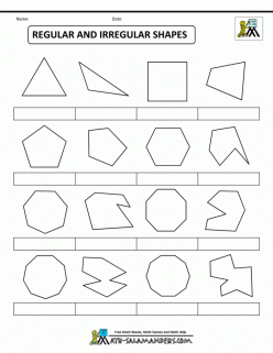 Polygon Shape Sort