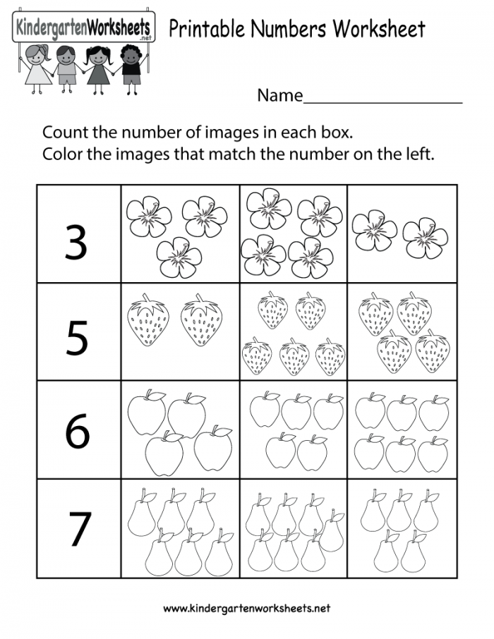 By The Numbers Worksheets 99Worksheets