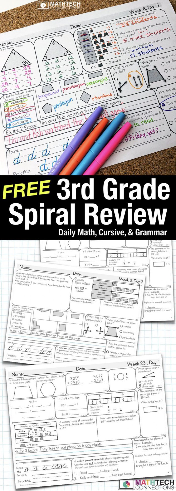 Rd Grade Morning Work