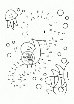 Connect The Dots: Seahorse