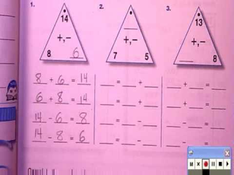 Solving Fact Family Triangles