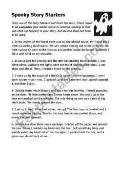 Finish The Story: The Forest