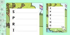 Nature Walk Acrostic Poems