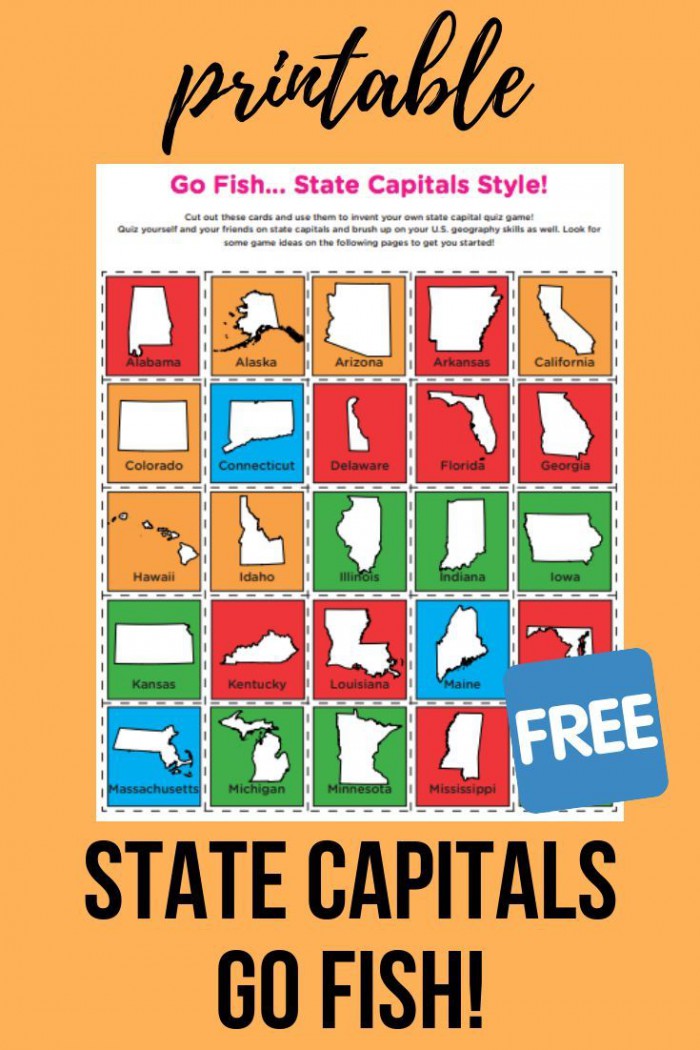 State Capitals Go Fish