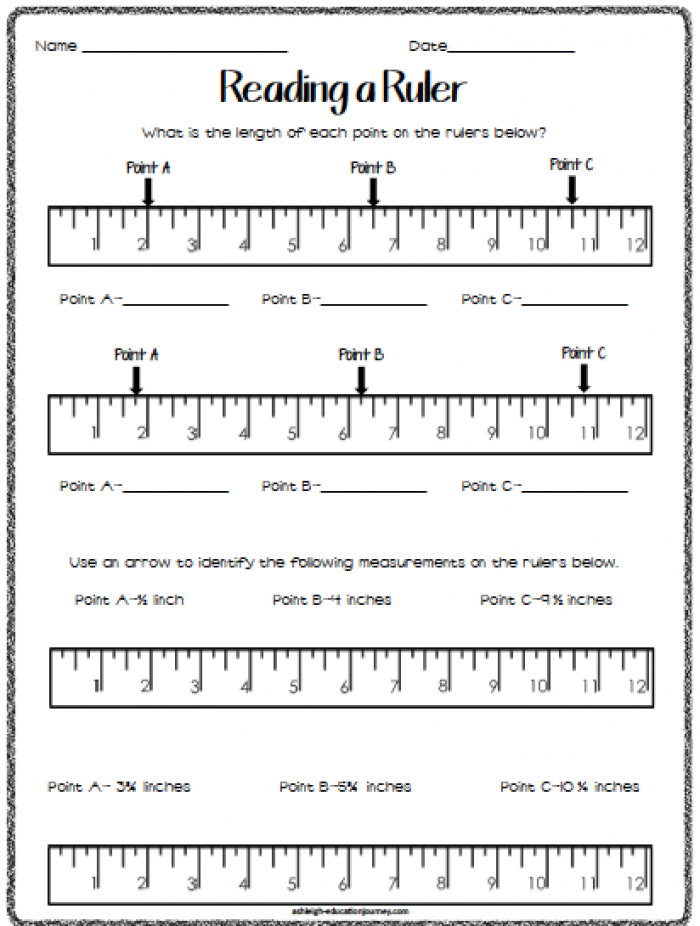 Teach Students How To Read A Ruler To The Nearest One