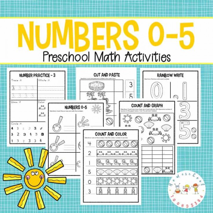 Totschool And Preschool Number Worksheets Counting