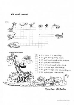 Two-Legged Animals Crossword Puzzle