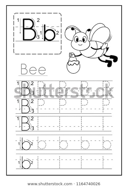 B Is For Bees Practice Writing The Letter B Worksheets 99worksheets