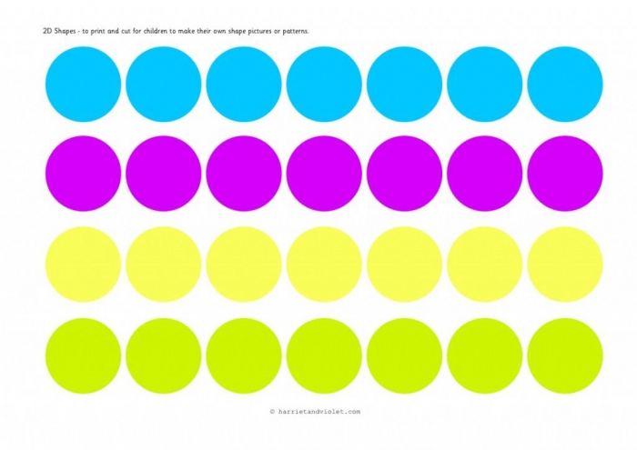 A Super Free Teaching Resource Four Different Pages  Circles