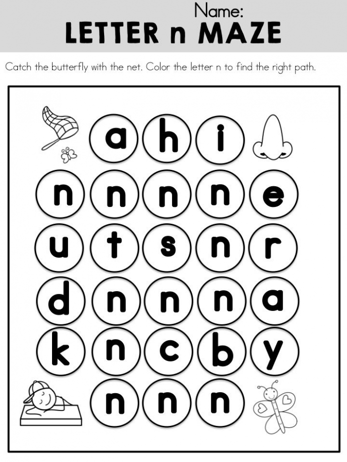 letter-maze-n-worksheets-99worksheets