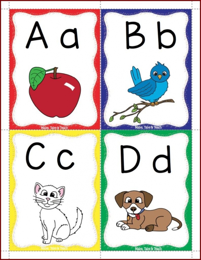 Alphabet Flashcards Freebie
