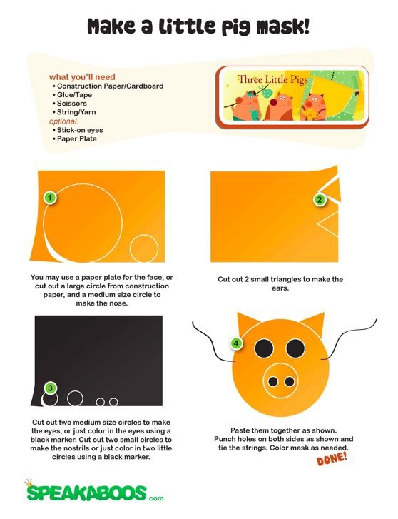 Arts And Crafts The Three Little Pigs