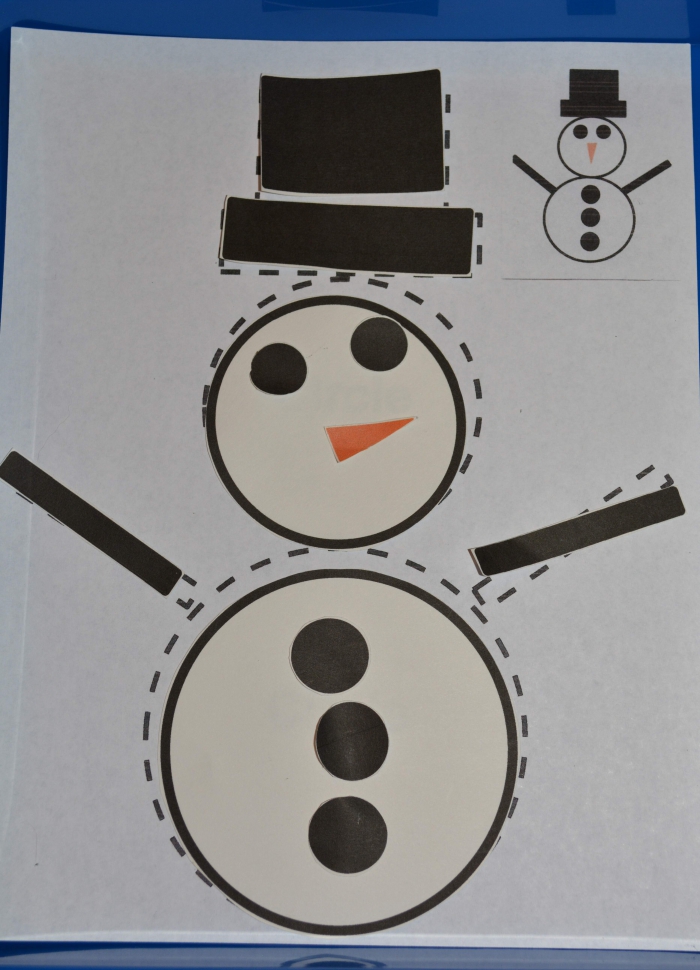 Build A Snowman With Shapes