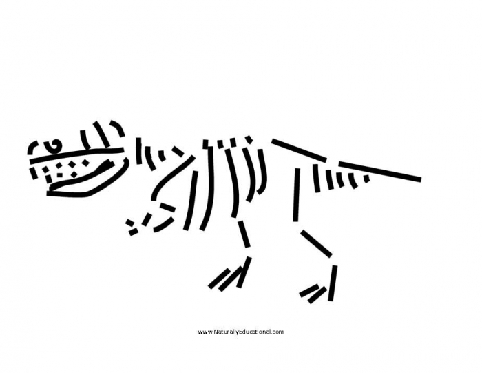 Dinosaur Pasta Skeleton