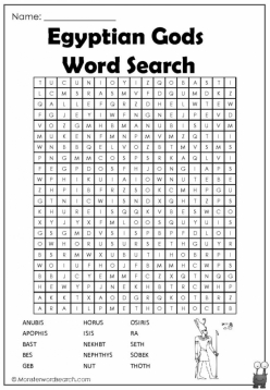 Ancient Egypt Word Search
