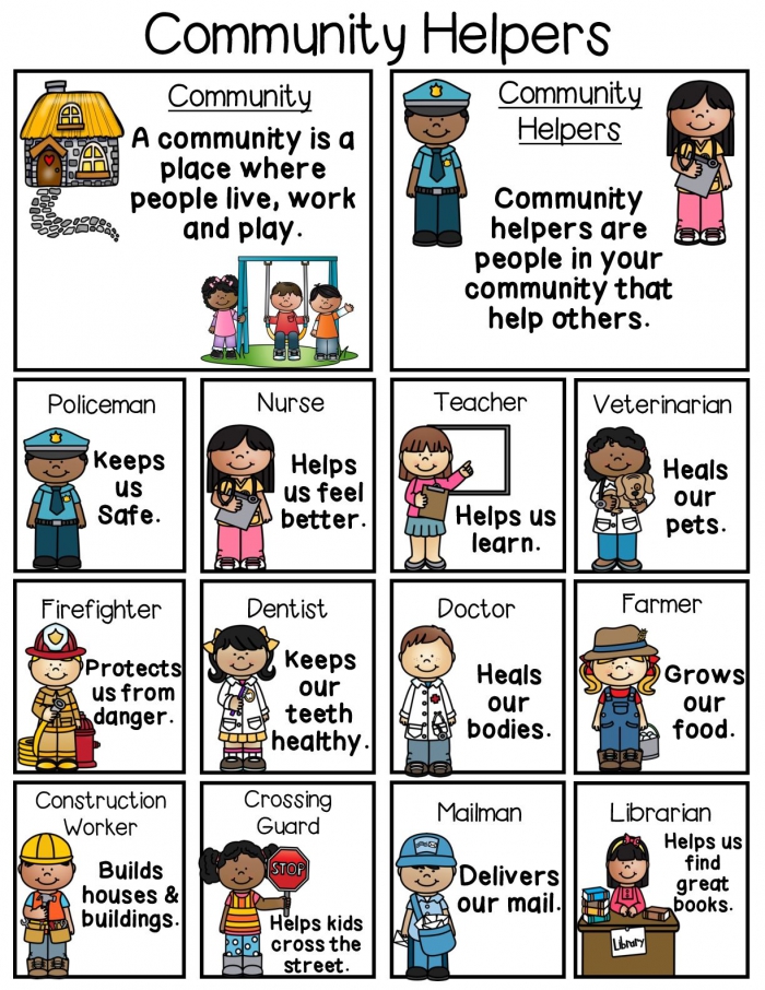 who are your community helpers worksheets 99worksheets