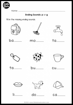 Ending Sounds: X And P