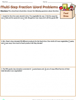 Fraction Word Problems: Pie Time