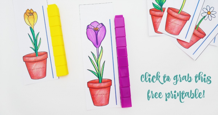 Free Flower Height Measurement Printable For Preschoolers