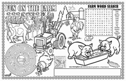 Farm Activity Placemat