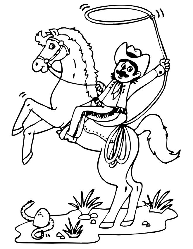 Horse Coloring Page
