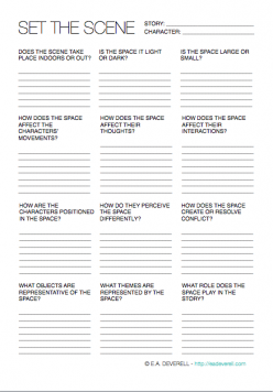 Develop Character And Setting