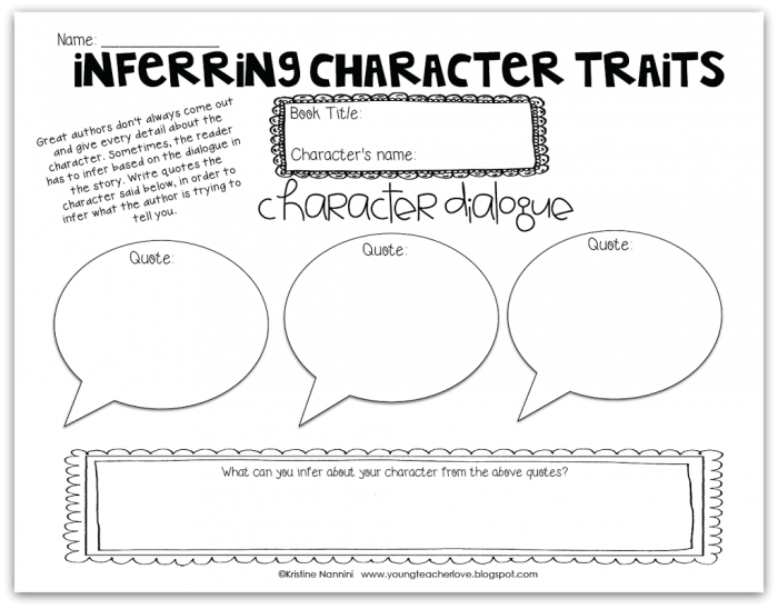 Inferring Character Traits Through Dialogue Plus A Free Graphic