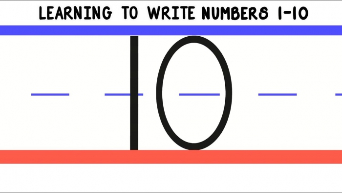 Learning To Write Numbers