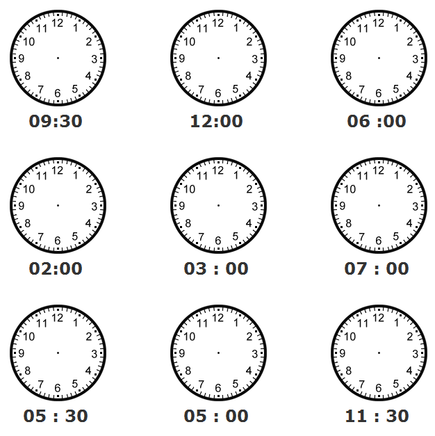 Math Telling Time