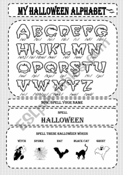 Halloween Alphabet