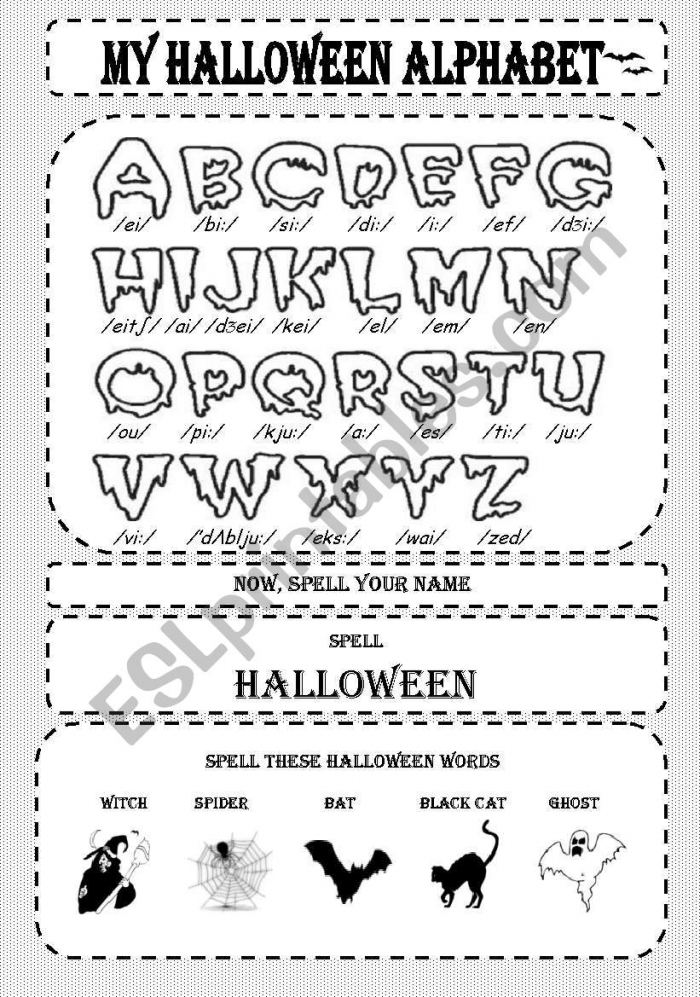 My Halloween Alphabet