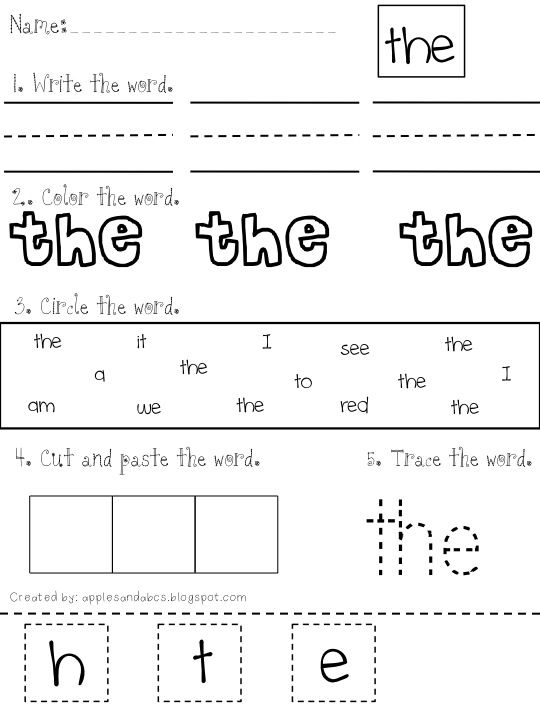 Pin On Kindergarten Printable Worksheets