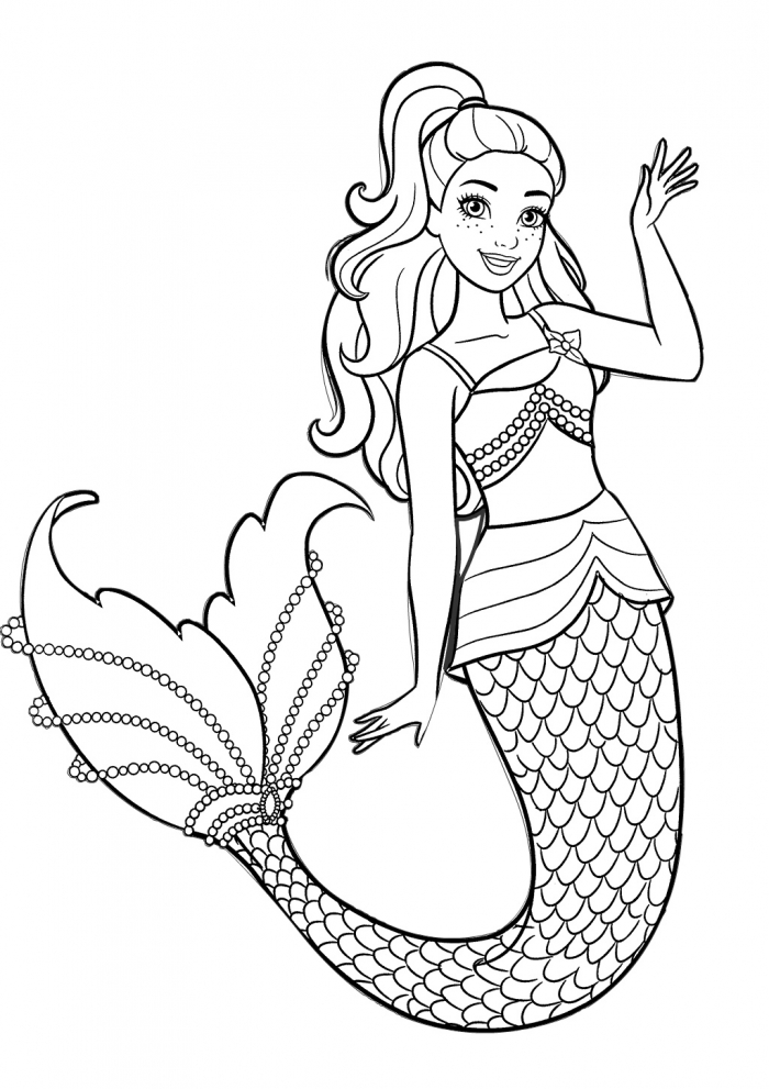 Printable Barbie Coloring Pages For Girls  All Characters