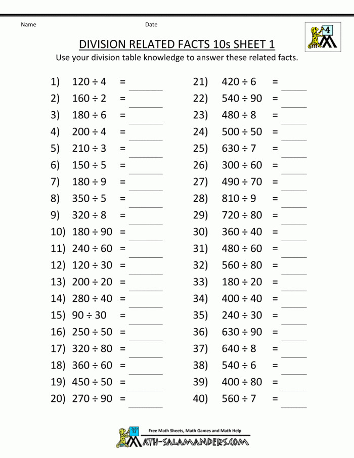 Pin On Fourth Grade Worksheets Long Division Worksheets Free Using Graph Paper Keeps The 