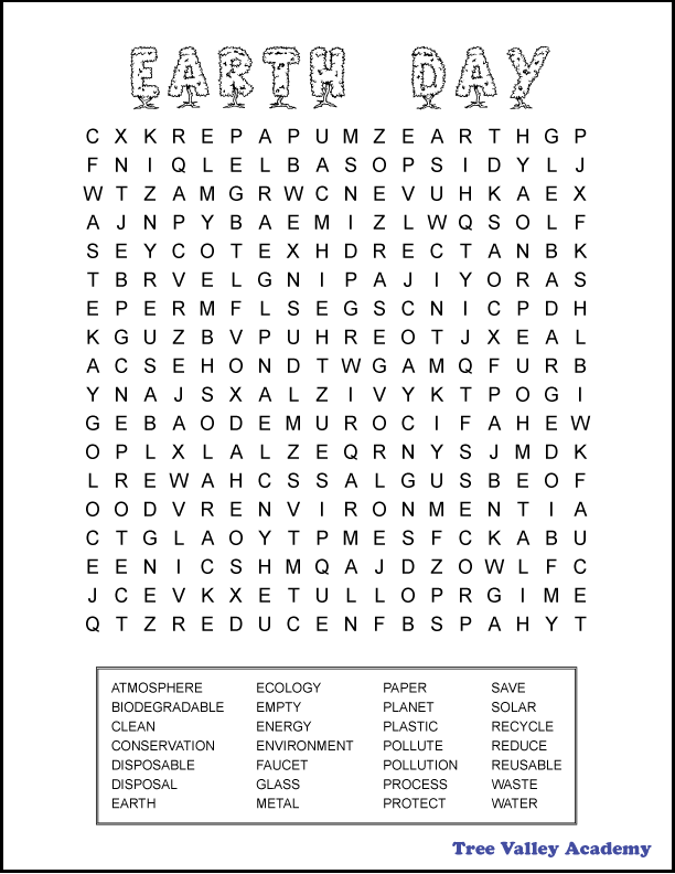 Earth Day Word Search Worksheets 99Worksheets Earth Day Word Search Worksheets 99Worksheets