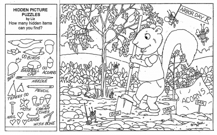 hidden objects game worksheets 99worksheets