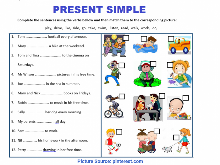 Regular Lesson Plan For Teaching Simple Present Tense Present