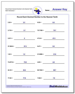 Rounding To Whole Numbers