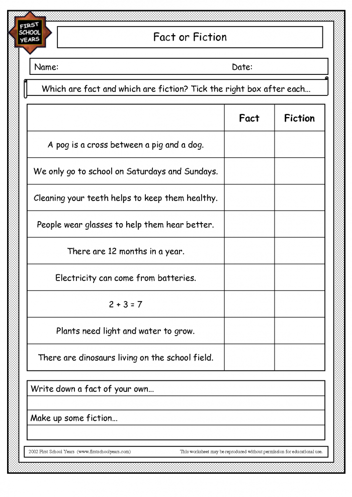 fact-or-fiction-worksheets-99worksheets