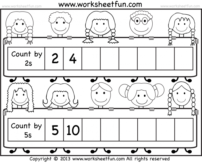 Skip Counting By 2 Worksheets | 99Worksheets