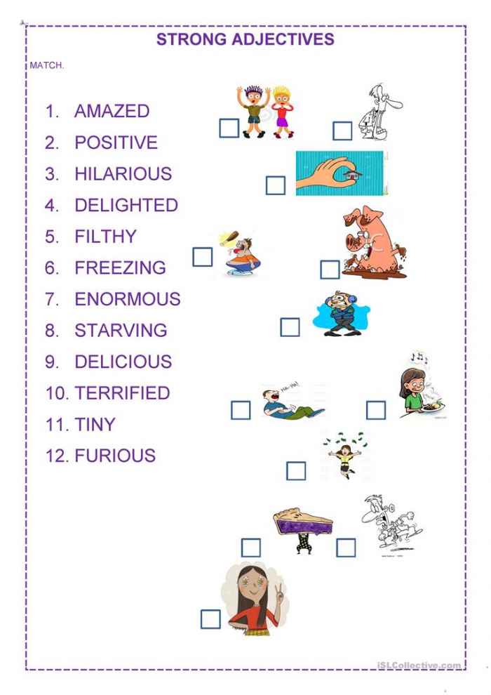Strong Adjectives