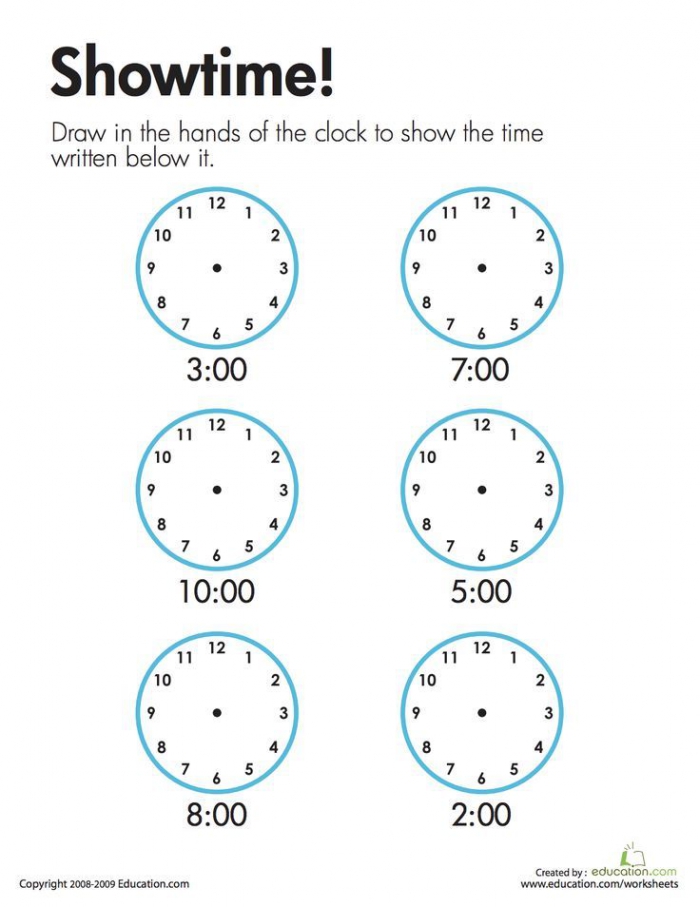 Telling Time Showtime