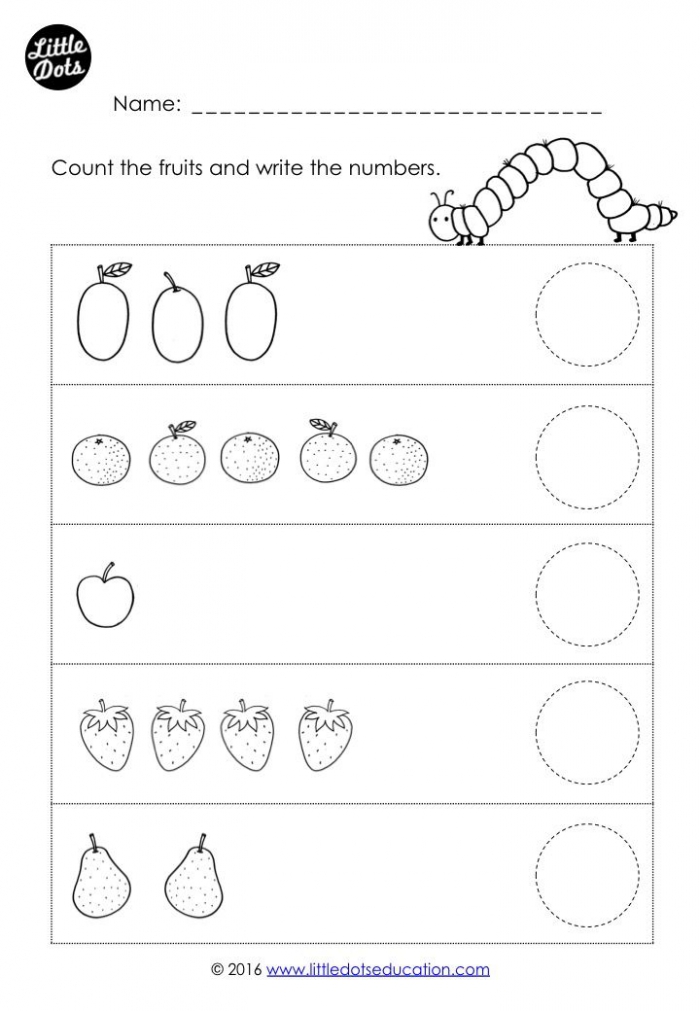 The Very Hungry Caterpillar Theme Numbers And Counting Worksheets