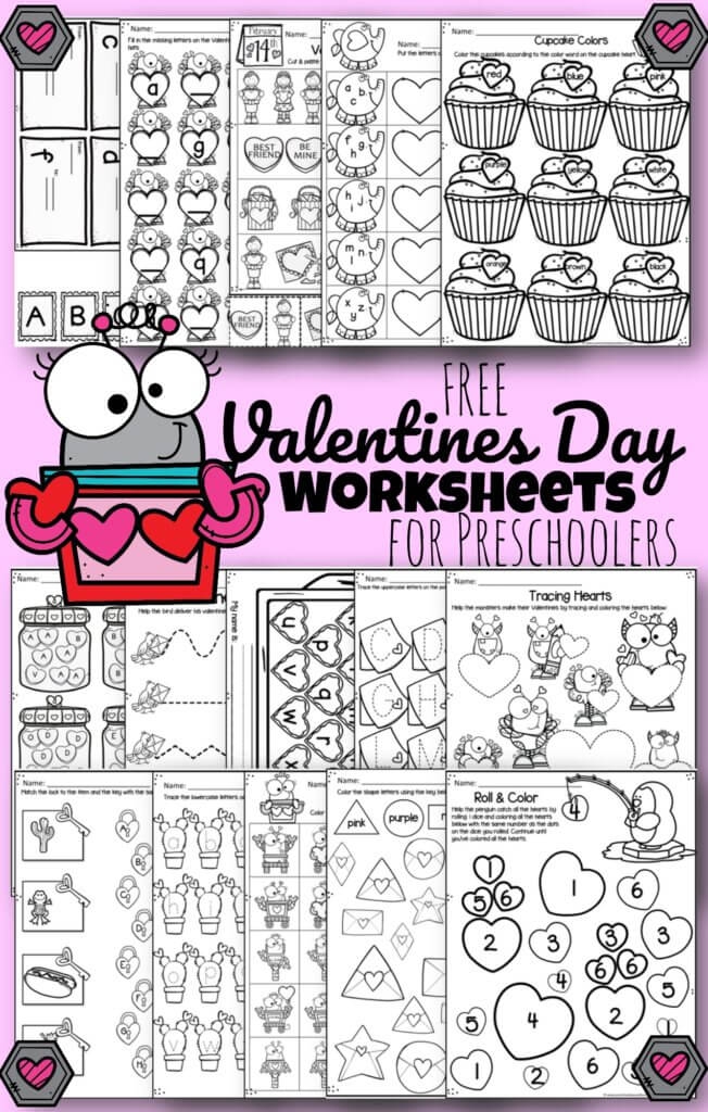 Tons Of Free Valentines Day Worksheets