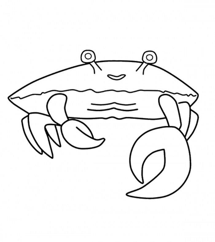 Top  Free Printable Crab Coloring Pages Online