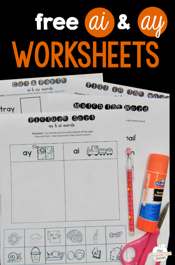 sounding it out ai vowel pair worksheets 99worksheets