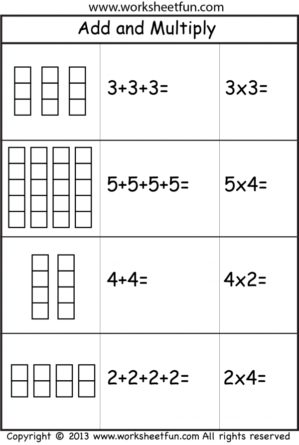  Multiplication And Addition Worksheets 99Worksheets